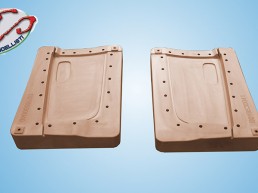 Viscardi Modellisti, dime di misura e di posaggio dime di taglio per macchine CNC dime di taglio per water jet dime di incollaggio selle e supporti di lavoro dime di trasporto