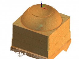 Viscardi Modellisti, report di controllo certificato con mappa cromatica e punti di controllo.